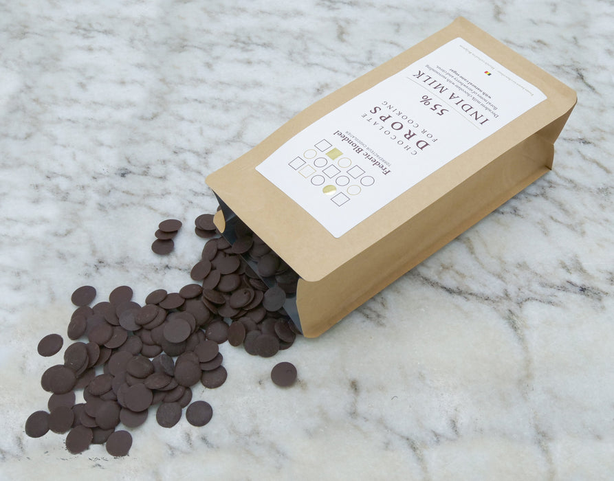 single origin drops - India milk 55%