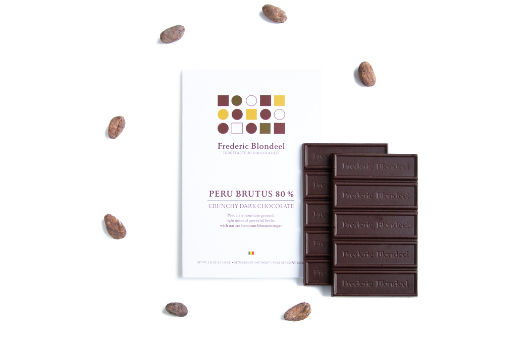 single origin tablet - India 75% with cocoa nibs