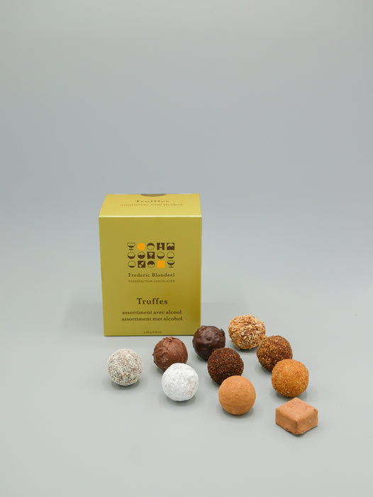 box X - mix truffles with alcohol