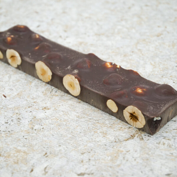 Dark chocolate 70% - roasted nuts gladiators - hazelnuts