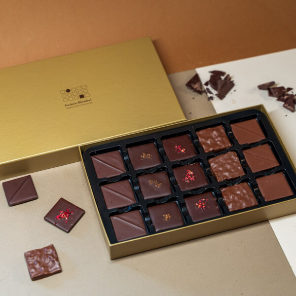 Ballotin VI - 30 single origin carrés