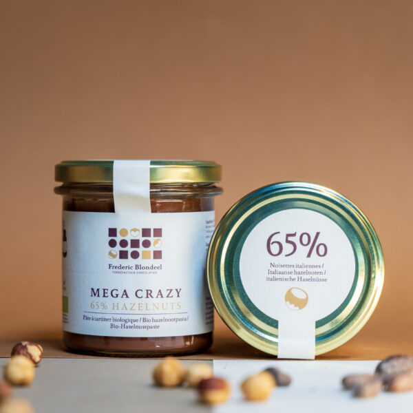 Mega Crazy - 65% of roasted hazelnuts
