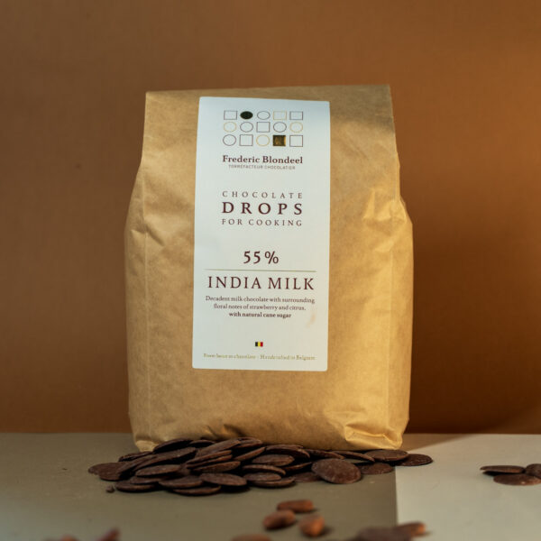 Single origin drops - India milk 55% - 3kg